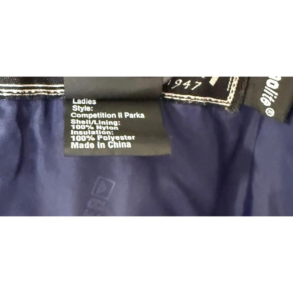 Obermeyer Jacket Womens 6 Blue Winter Thermolite Active Competition Parka Ski - Picture 9 of 10